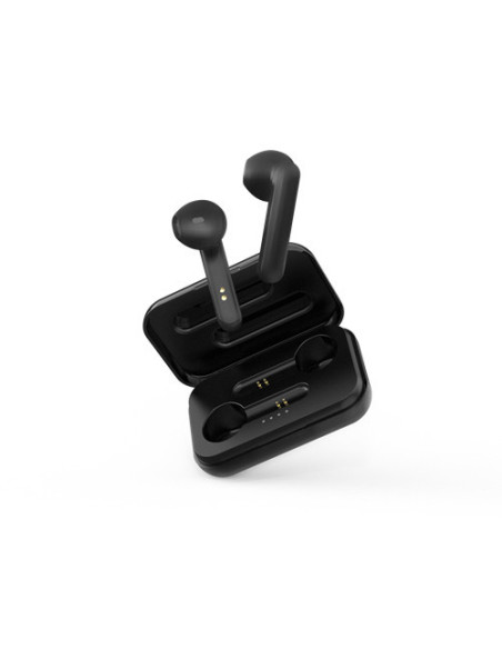 Earphones Bluetooth Stereo con Custodia di Ricarica, Semi-In-Ear, Matt Black
