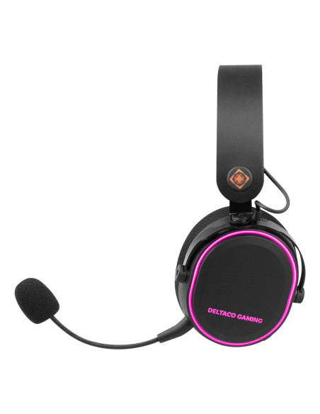 Wireless gaming headset RGB, USB-C, Black/RGB