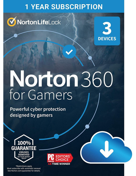 Norton 360 for Gamers Base 3 dispositivi 50GB 1 year NortonLifeLock