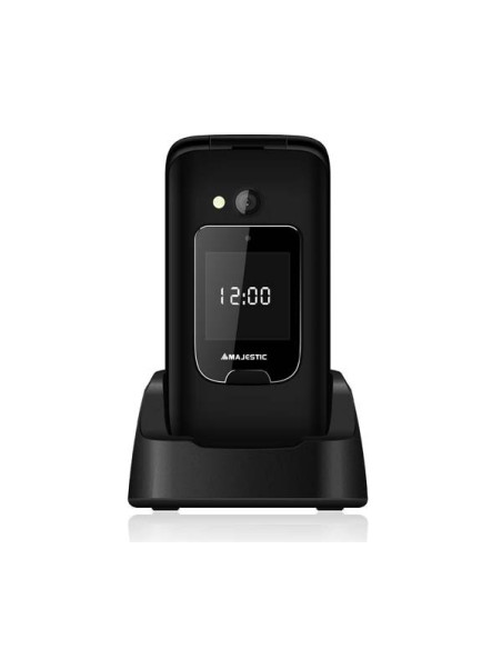Sileno 50R Flip, 2.4", Micro SD, 0.3 MP, Bluetooth 3.0, 800 mAh, 90g, nero