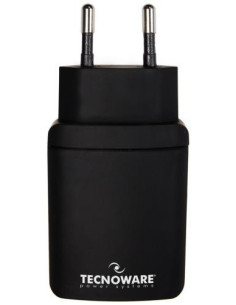 17W Caricabatterie 3.4A 5V 2xUSB Nero 2