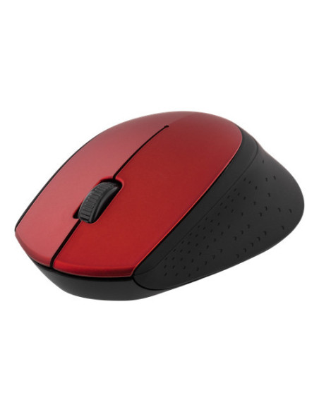 Mouse Wireless 1200DPI, Black/Red