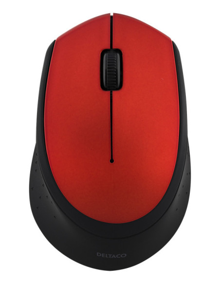 Mouse Wireless 1200DPI, Black/Red