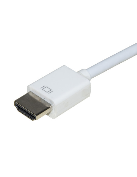 Adattatore Video 0,15m VGA (D-Sub) HDMI tipo A (Standard) Bianco