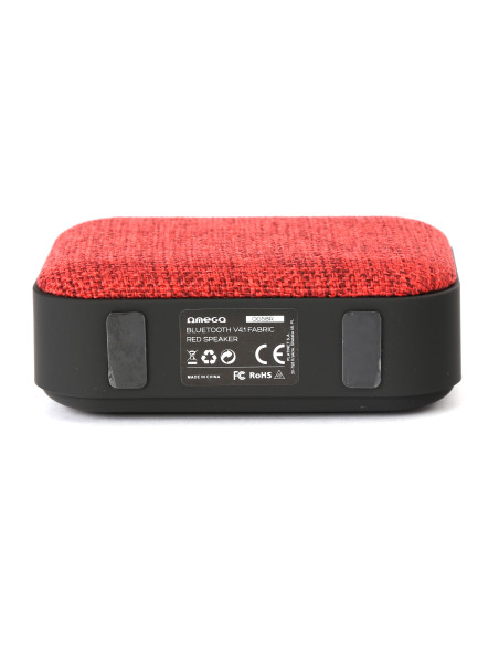 Speaker Bluetooth, Micro SD, USB, Radio FM Black/Red