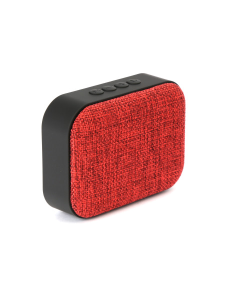 Speaker Bluetooth, Micro SD, USB, Radio FM Black/Red