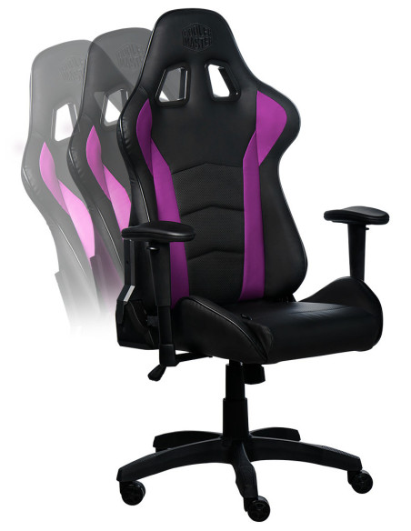 Caliber R1 Sedia da gaming per PC Nero, Porpora