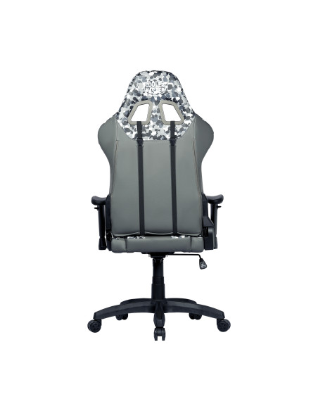 Caliber R1S CAMO Poltrona per gaming Seduta imbottita Nero, Grigio, Bianco