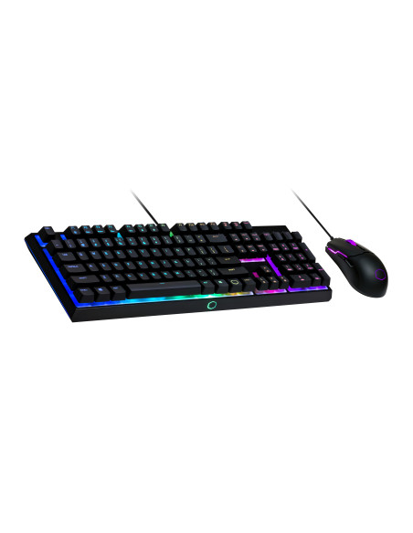 MasterSet MS110 RGB Kit Tastiera Mem-Chanical e Mouse Ottico 3200DPI USB