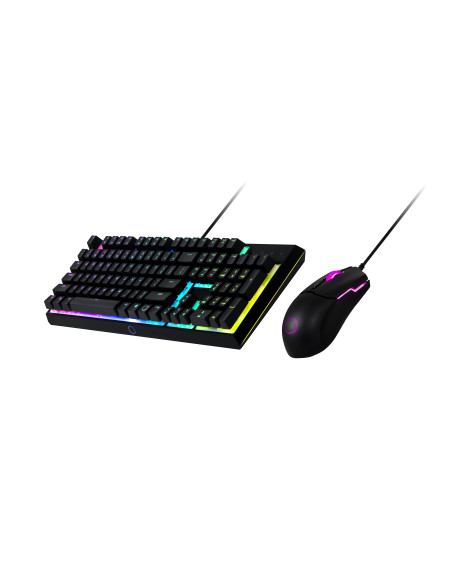 MasterSet MS110 RGB Kit Tastiera Mem-Chanical e Mouse Ottico 3200DPI USB