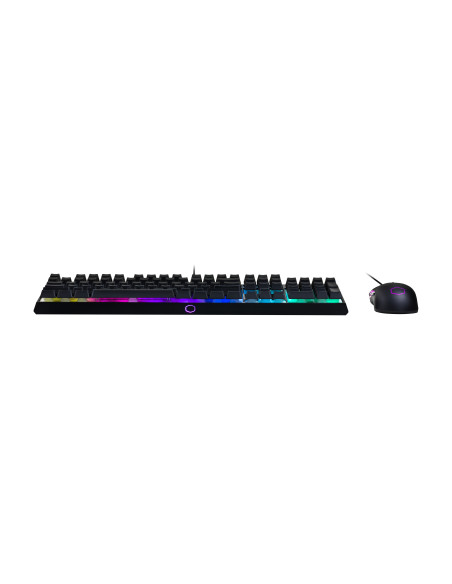 MasterSet MS110 RGB Kit Tastiera Mem-Chanical e Mouse Ottico 3200DPI USB
