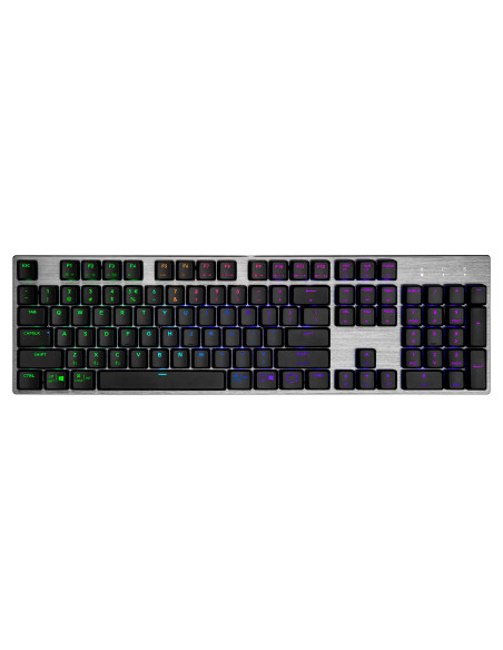 SK653 Full Mechanical Wireless Gunmetal Gray RGB,TTC Low Profile Red Switch,Bluetooth