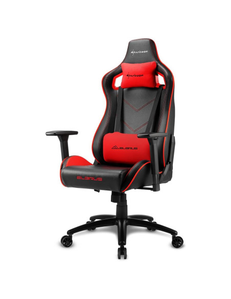 Elbrus 2 Sedia Gaming in EcoPelle Black/Red