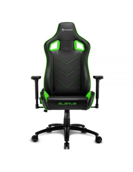 Elbrus 2 Sedia Gaming in EcoPelle Black/Green