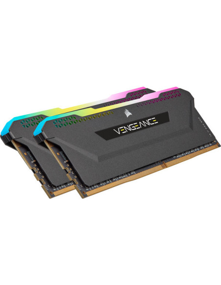 16GB (2x8GB) Vengeance RGB Pro SL 3,6Ghz RGB Black