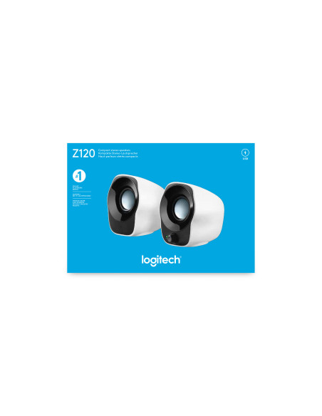 Z120 Stereo Speakers White