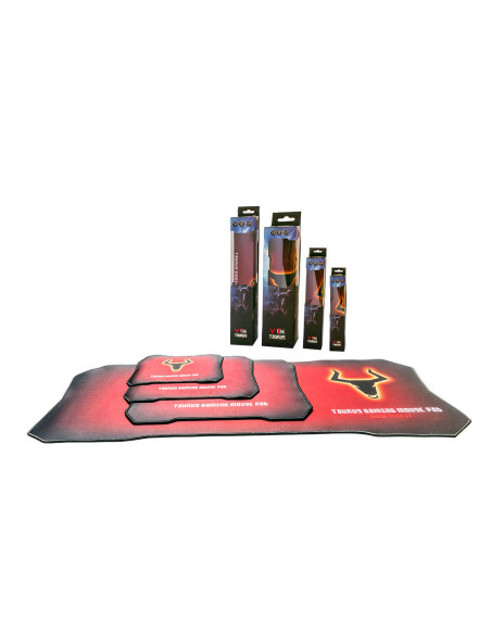 TAURUS V1 S MousePad Gaming Black, Red (25x210)mm
