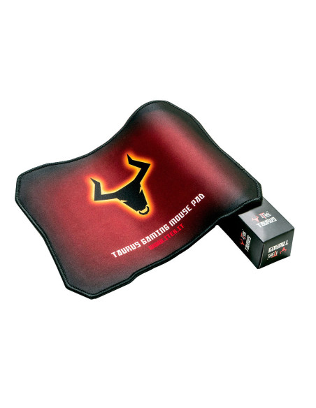 TAURUS V1 S MousePad Gaming Black, Red (25x210)mm