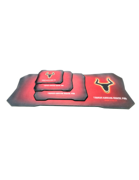 TAURUS V1 S MousePad Gaming Black, Red (25x210)mm
