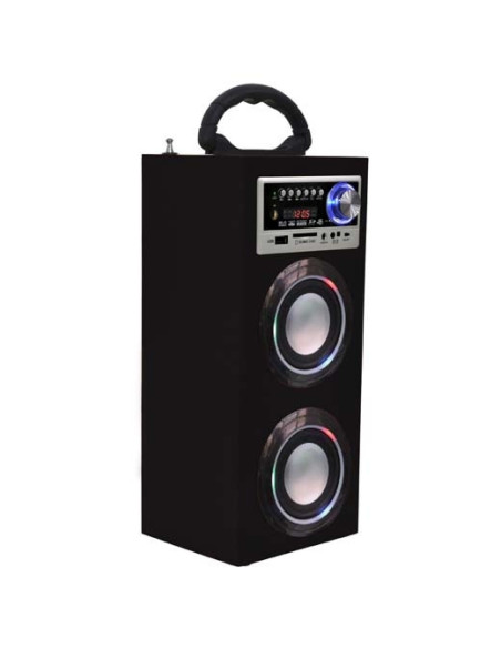 Cassa Bluetooth 10W USB/SD/MMC/AUX Black