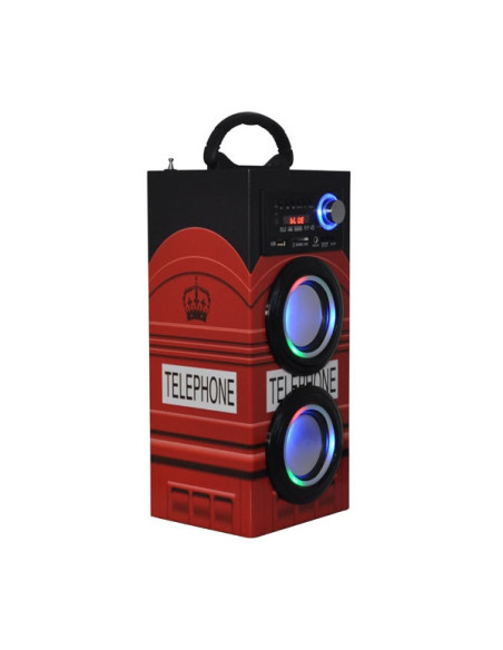Cassa Bluetooh 10W LED USB/SD/MMC/AUX London Bus
