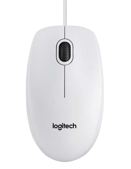 B100 Optical Combo Mouse White