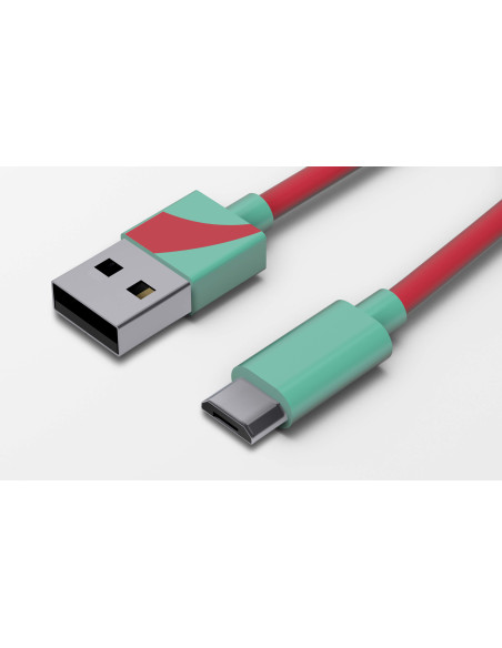 1,20 mt Micro USB cable Vespa Acquamarina