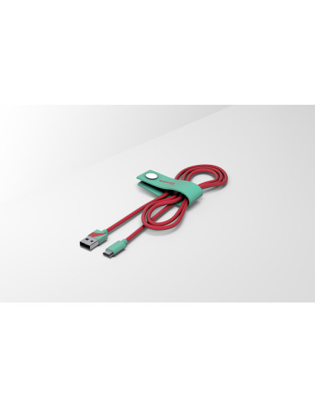 1,20 mt Micro USB cable Vespa Acquamarina