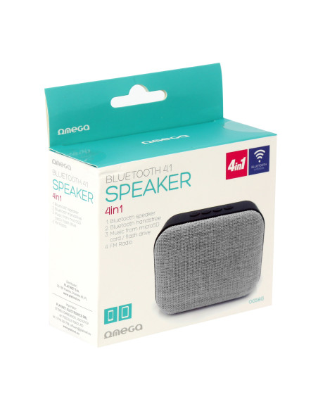 Speaker Bluetooth, Micro SD, USB, Radio FM, MP3 Player  Black