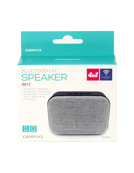 Speaker Bluetooth, Micro SD, USB, Radio FM, MP3 Player  Black