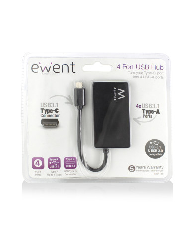 4-Ports Hub USB 3.2 Gen 1 (3.1 Gen 1)...