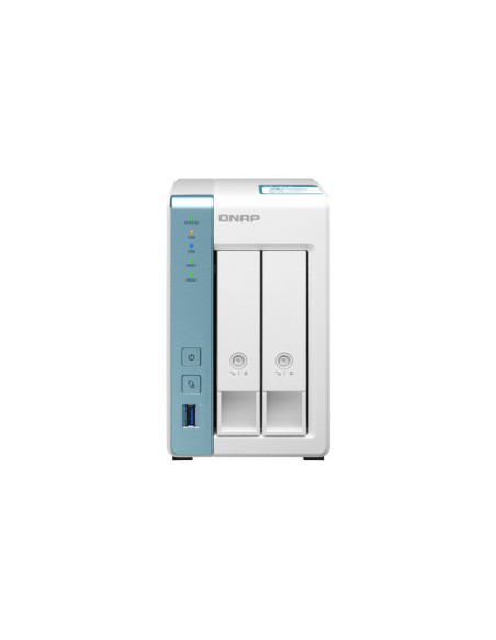 TS-231K  NAS/storage server Tower Ethernet LAN Turquoise, White Alpine AL-214