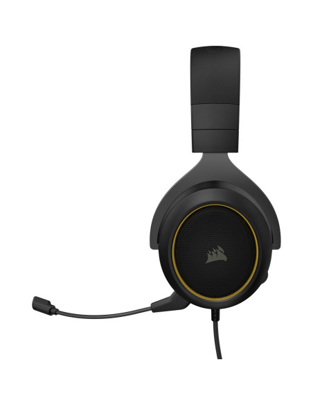 HS60 Pro Surround Cuffie Gaming con Microfono, Audio 7.1 Surround, Padiglioni Memory Foam, Cancellazione Rumore Microfono. PC/P