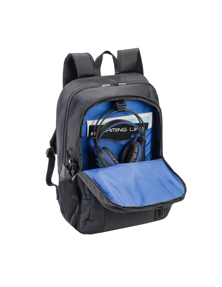 17.3" Game notebook case BackPack, Black/Blue