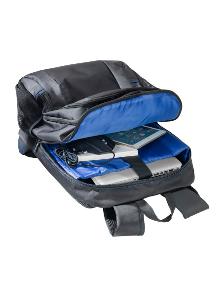 17.3" Game notebook case BackPack, Black/Blue