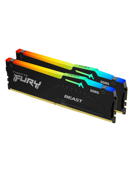 16GB (2x8GB) FURY Beast RGB 5200MHz CL40 XMP/EXPO