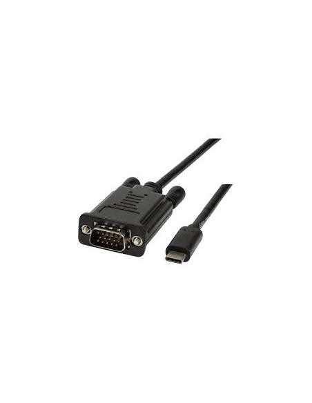 1,80 mt cavo USB-C 3.2 Gen to VGA, nero