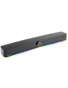 S100 1.0 Soundbar Speaker 10W Black RGB Wired & Wireless