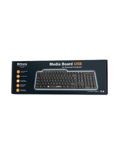 Keyboard USB QWERTY Italian Black 2