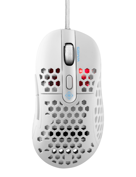 Lightweight Gaming Mouse White 65gr 400-6400 DPI