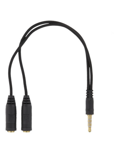 Stereo Gaming Headset, 2x3.5 mm connectors Orange LED, black