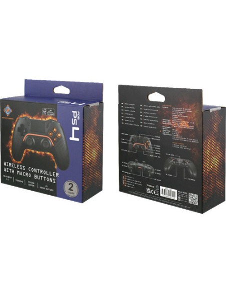 Gaming Controller Black Bluetooth USB Gamepad Analogue Android, PC, Playstation, Xbox, iOS