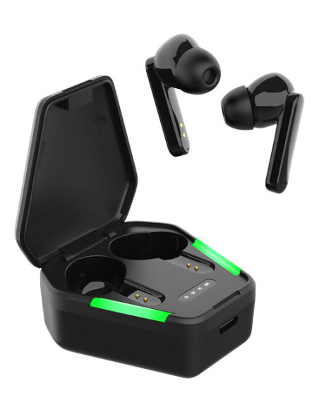 Earphones TWS In-ear Calls/Music USB Type-C Bluetooth Black/Green