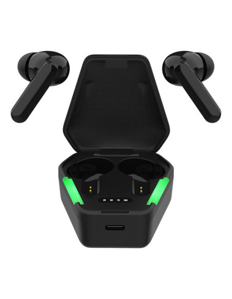 Earphones TWS In-ear Calls/Music USB Type-C Bluetooth Black/Green