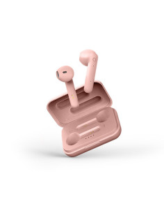 Earphones Bluetooth Stereo con Custodia di Ricarica, Semi-In-Ear, Matt Pink 2