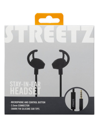 Auricolari Wired In-ear Music Nere