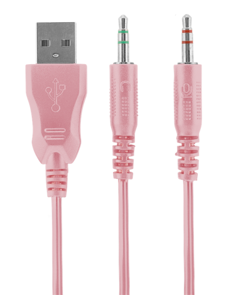 Over-ear Gaming Headset Pink
