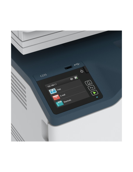 C235 A4 22ppm Wireless Copy/Print/Scan/Fax Multifuzione Colori Mobile Ready Apple AirPrint, Chromebook, Mopria, WI-FI and Wi-Fi