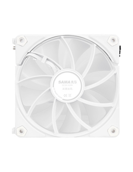 Kit 3x Ventole per case 120mm UW12 White