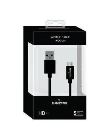 1,00mt Cavo USB 2.0 - USB A Micro-USB B Black